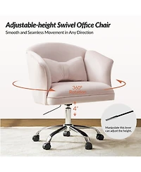 Hulala Home Samuel Modern Office Chair with Flared Arm