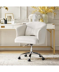 Hulala Home Samuel Modern Office Chair with Flared Arm
