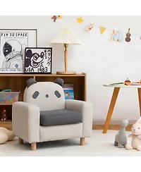Gouun Kids Sofa with Armrest and Thick Cushion