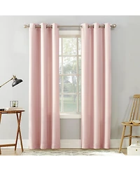 Valerie Heathered Texture Semi-Sheer Grommet Curtain Panel