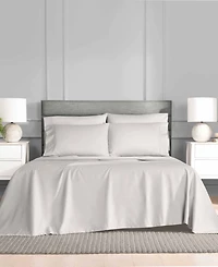 Fairfield Square Collection Brookline 1400 Thread Count Light Grey 6 Pc. Sheet Set, Queen, Exclusively at Macy's