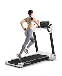 Gymax Folding 2.25HP Electric Treadmill Running Machine w/ Led Display