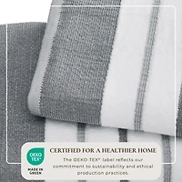 Linery & Co. Luxurious Cotton Decorative 2-Piece Bath Sheet Set