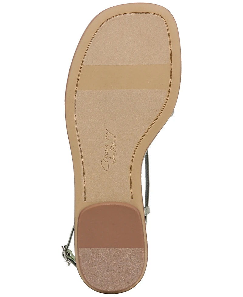 Circus Ny by Sam Edelman Women's Olana Flower Strappy Flat Sandals