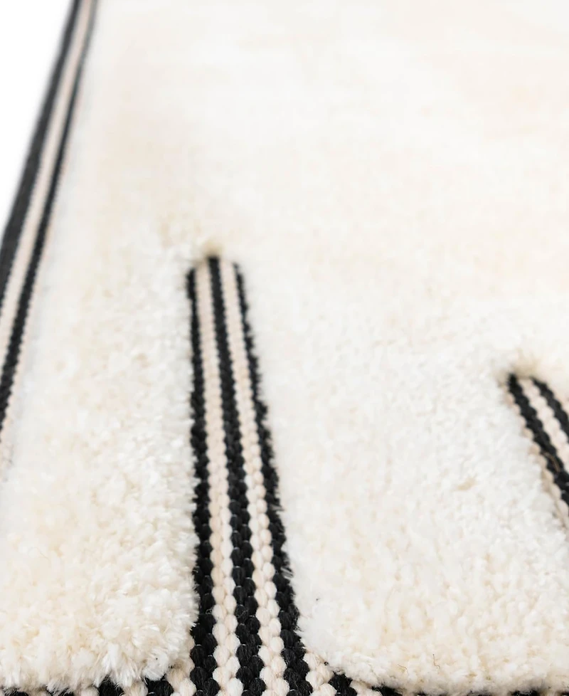 Bayshore Home Textured Tones Strings 9'x12' Area Rug