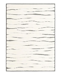 Bayshore Home Textured Tones Lines 5'1"x7'1" Area Rug