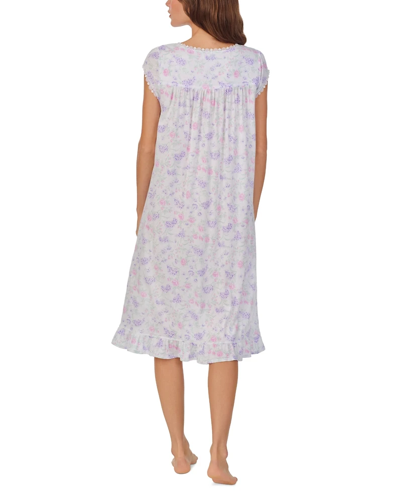 Eileen West Women's Cap-Sleeve Waltz Nightgown