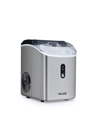 Newair 26 lbs. Nugget Countertop Ice Maker in Black