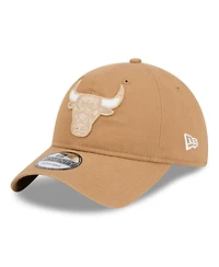 New Era Men's Tan Chicago Bulls 2024/25 City Edition 9TWENTY Adjustable Hat