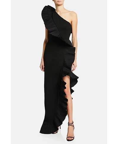 One33 Social Women's The Mercer Pleated Ruffle Gown