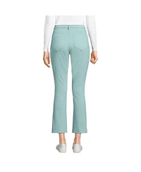 Lands' End Women's High Rise Corduroy Kick Crop Pants