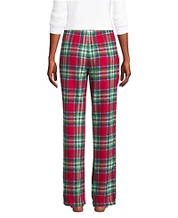 Lands' End Women's Print Flannel Pajama Pants