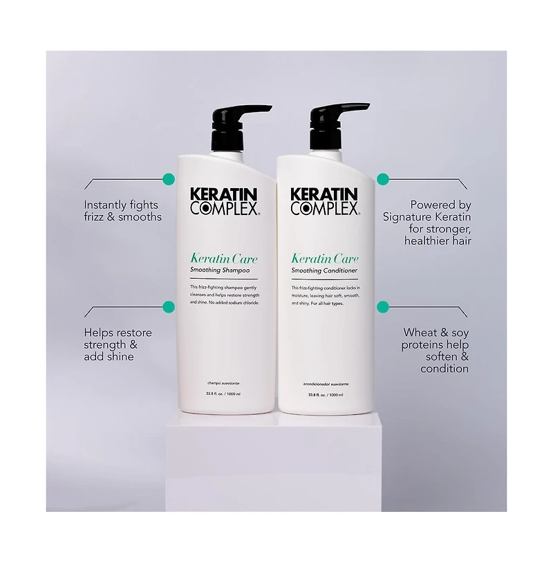 Keratin Complex Keratin Care Smoothing Shampoo, 33.8 oz.