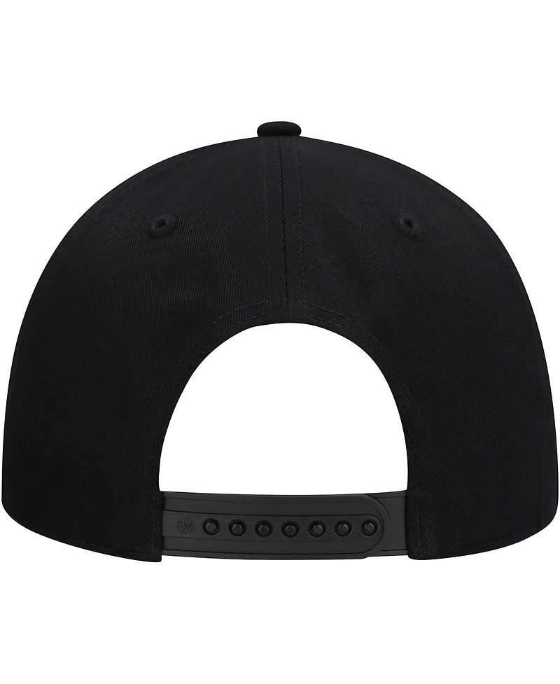 '47 Brand Men's Black Los Angeles Lakers Core Logo Hitch Adjustable Hat