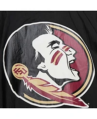 Mitchell & Ness Men's Black Florida State Seminoles Team 3.0 Anorak Half-Zip Hoodie