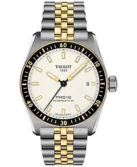 Tissot Men's Swiss Automatic PR516 Powermatic 80 Two-Tone Stainless Steel Bracelet Watch 38mm