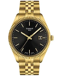 Tissot Men's Swiss Ballade Gold-Tone Stainless Steel Bracelet Watch 40mm