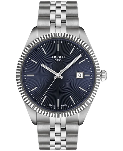 Tissot Men's Swiss Ballade Stainless Steel Bracelet Watch 40mm