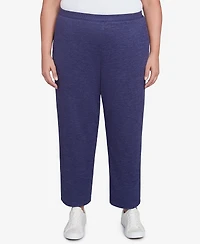 Alfred Dunner Plus Size French Quarter Soft Brushed Knit Average Length Pants