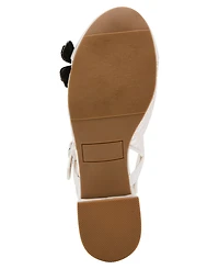 Betsey Johnson Little and Big Girls Sofya Mesh Flats with Flowers