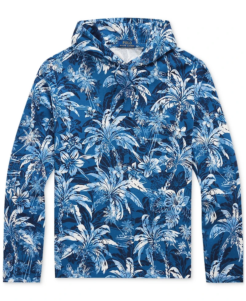 Polo Ralph Lauren Men's Tropical-Print Jersey Hooded T-Shirt