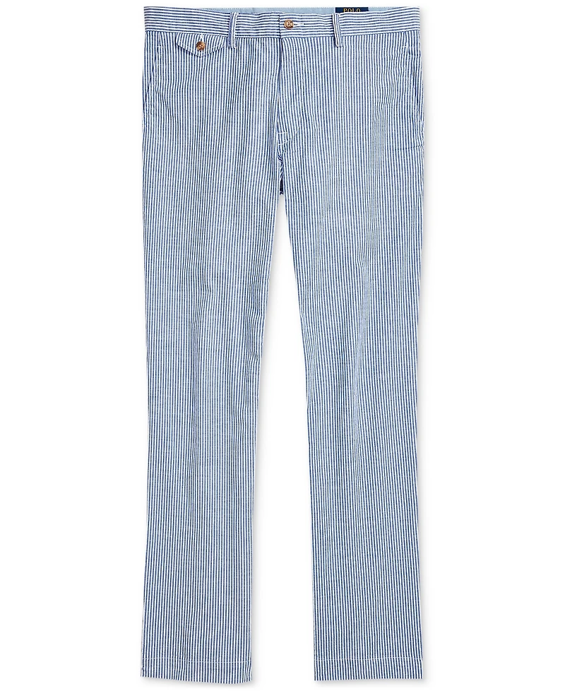 Polo Ralph Lauren Men's Stretch Straight-Fit Seersucker Pants
