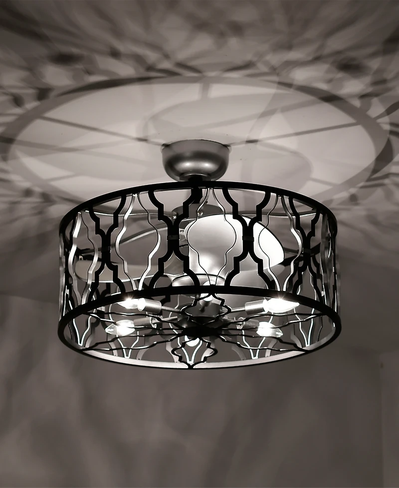 Home Accessories 24.4" Netanel Indoor Ceiling Fan with Light Kit and Remote