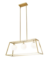 Home Accessories 35.4" Sansan 3-Light Indoor Chandelier with Light Kit