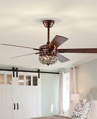 Home Accessories 52" Laylani 2-Light Indoor Ceiling Fan with Light Kit and Remote