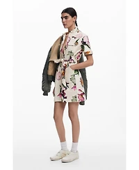 Desigual Women's Utility shirt dress
