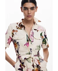 Desigual Women's Utility shirt dress