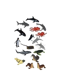 Wild Republic Nature Tube Aquatic Figurines, 18 Pieces