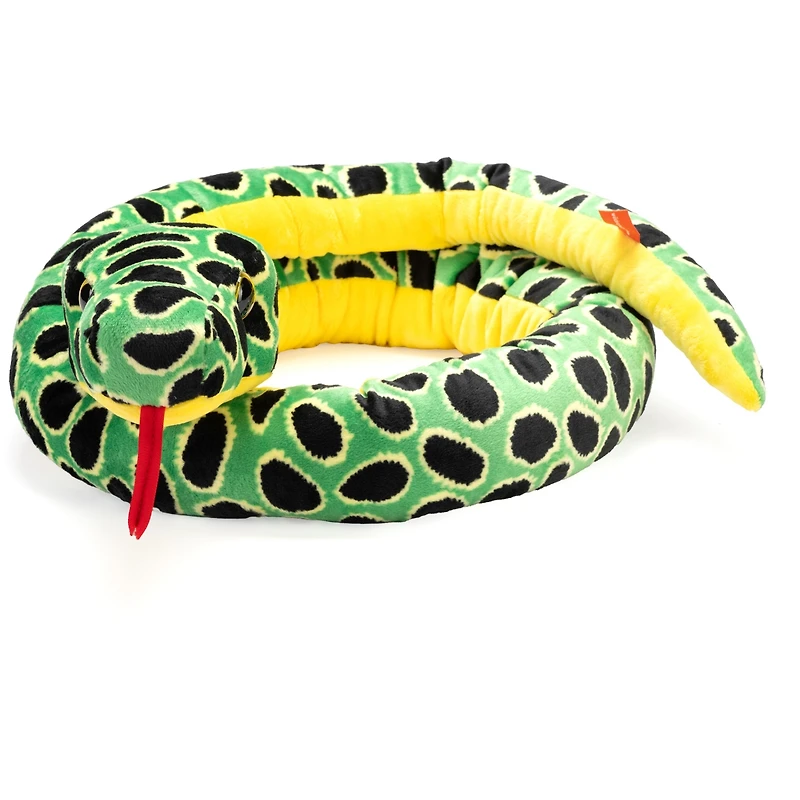 Wild Republic Plush Snake Anaconda Stuffed Animal, 68 Inches