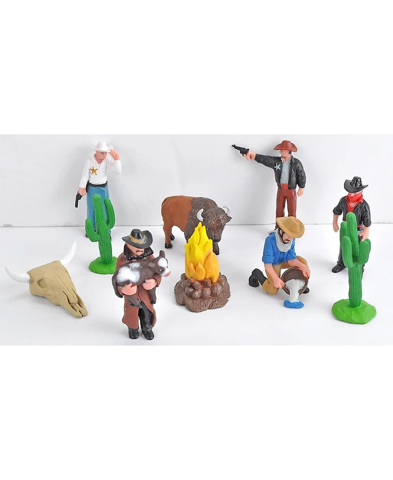 Wild Republic Nature Tube Wild West Figurines, 10 Pieces