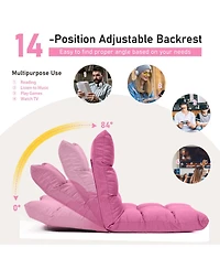 Gouun 14-Position Adjustable Folding Lazy Gaming Sofa