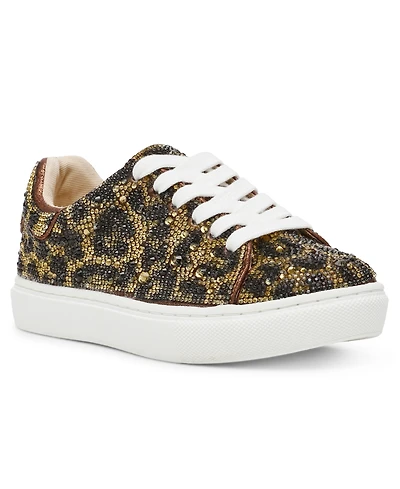 Betsey Johnson Little and Big Girls Sidny Rhinestone Sneakers