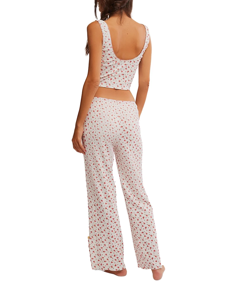 Free People Women's Fresh Love Printed Lounge Set
