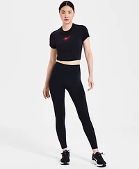 Nike Women's Chill Knit Cropped Logo T-Shirt