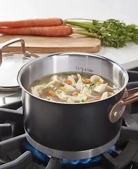 Cuisinart Matte Black Elegance 1.5-Qt. Saucepan & Lid