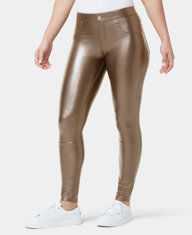 Hue Women's Faux-Leather Leggings