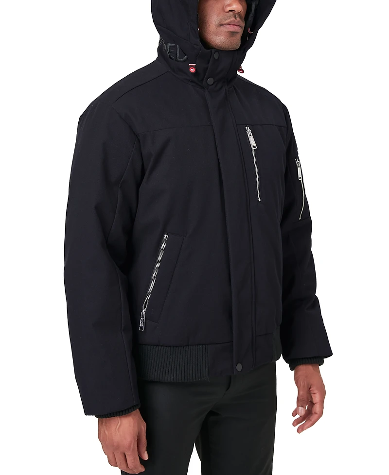 Outdoor United Men's Hooded Bomber Jacket