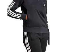 adidas Women's Iconic 3-Stripes Snap Track Top