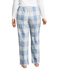 Lands' End Plus Print Flannel Pajama Pants
