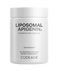 Codeage Liposomal Apigenin Supplement, 3-Month Supply, Daily Flavonoid Chamomile Extract, Liposomal Phospholipid Complex, Non-gmo Sunflower Oil, Phosp
