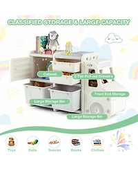 Kids Toy Storage Organizer Toddler Playroom Furniture