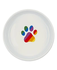 Bone Dry Rainbow Paw Pet Bowl Set/2