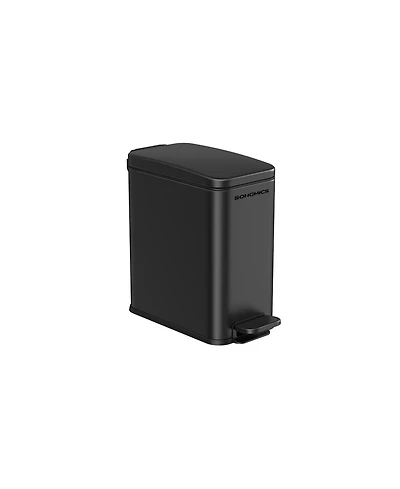 Slickblue 1.3 Gallon Bathroom Trash Can, Small Bin with Lid for Compact Waste Disposal