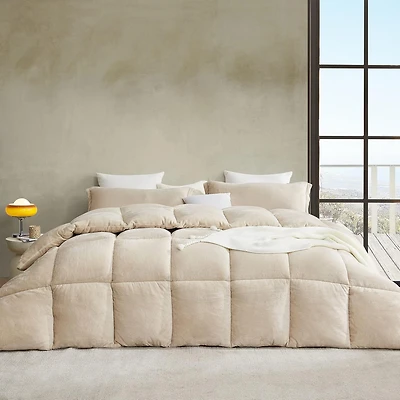 Thicker Than Thick - Coma Inducer Comforter Set - Down Alternative Ultra Plush Filling - Birch , King