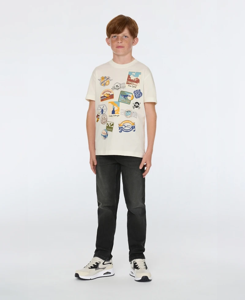 Scotch & Soda Big Boys Short Sleeve Graphic Tee