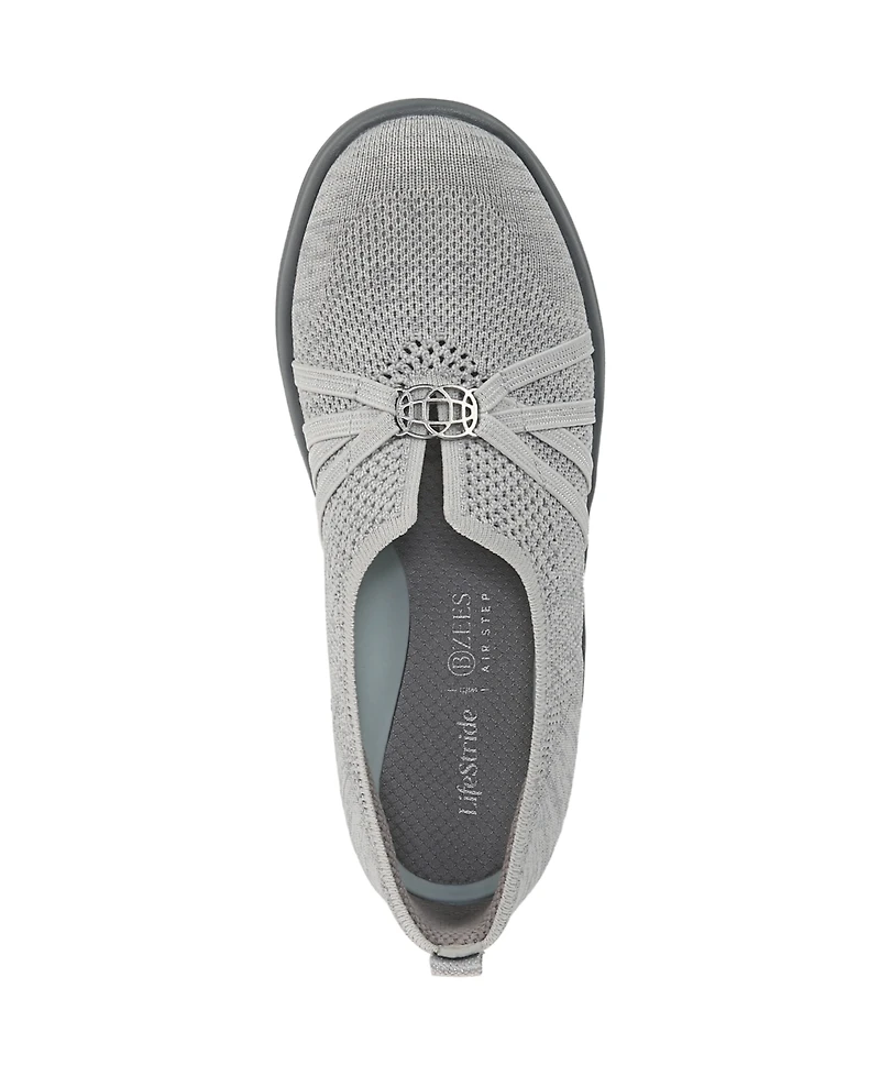 LifeStride Women's Niche Knit Washable Slip On Flats